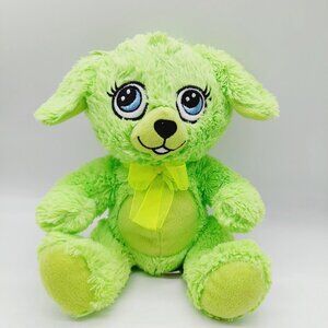 Green Puppy Dog Plush 13" Stuffed Toy National Entertainment Network NEN